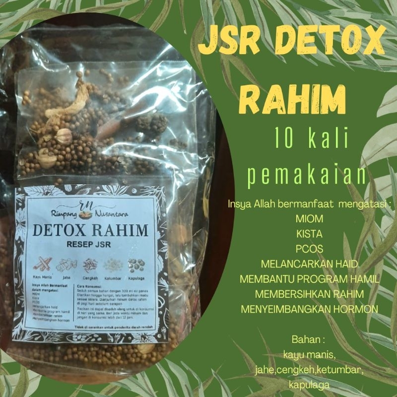 

JSR DETOX RAHIM 10x pakai utk MIOM KISTA PCOS PROMIL