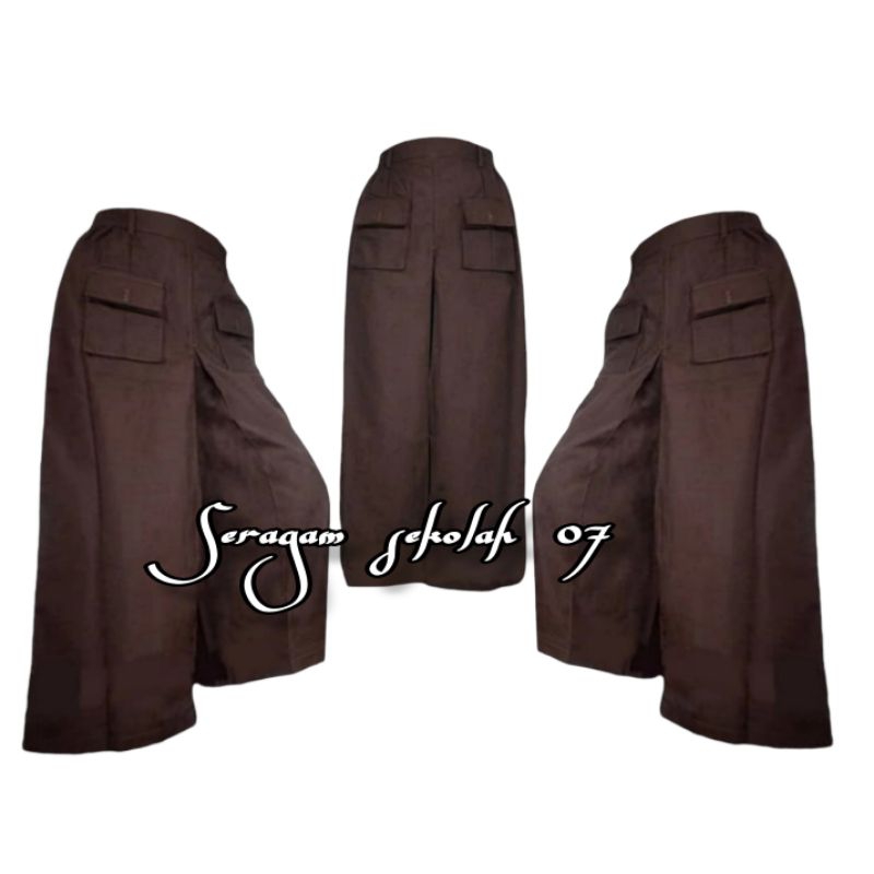 Rok kulot Pramuka (rok celana) Seragam Sekolah SD Perempuan rok kulot panjang