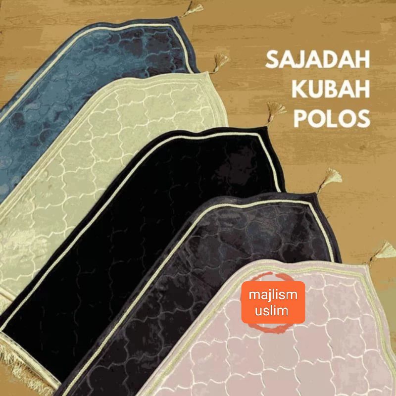 SAJADAH KUBAH POLOS SAJADAH TEBAL RAUDHAH SAJADAH TERLARIS