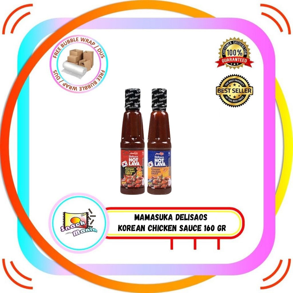 

Mama Suka Delisaos Hot Lava Korean Chicken Sauce Honey Original | Spicy ~ 160 gr