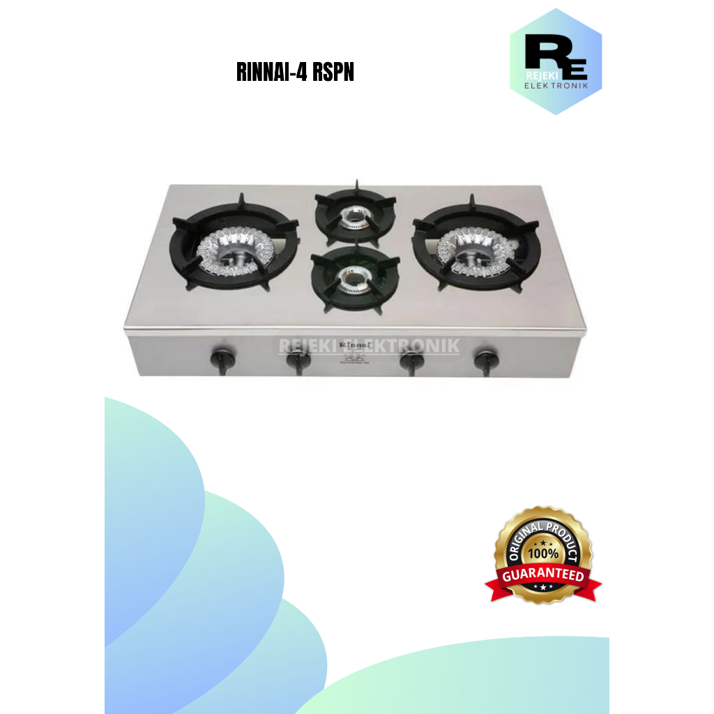 Rinnai Kompor Gas 4 Tungku RI-4RSP RI4RSP RI 4RSP