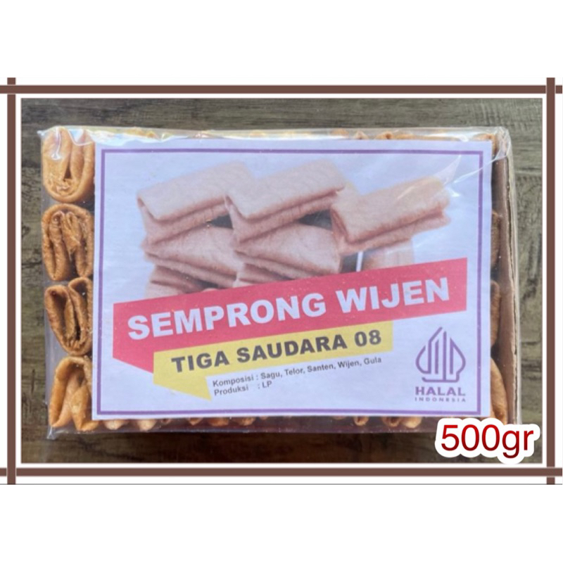 

Semprong Wijen 500gr - Snack