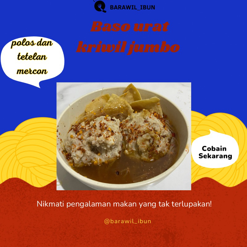 

Baso urat kriwil jumbo