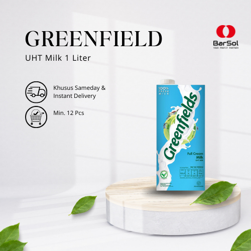 

Greenfields UHT Milk 1 Liter (1 Doz) - Barsol Indonesia