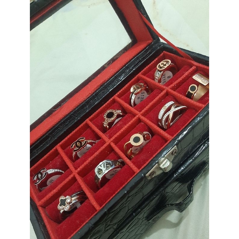 PAKET USAHA GELANG CINCIN TITANIUM RANDOM