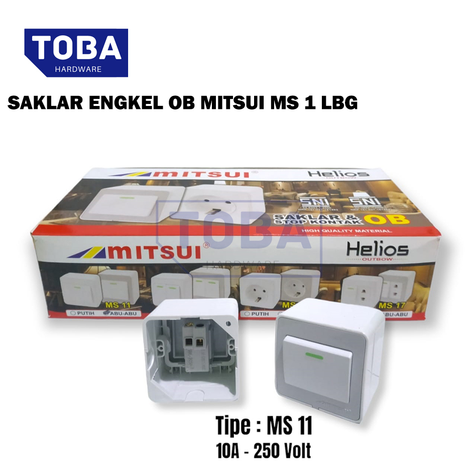 TOBA- SAKLAR OB MITSUI/SAKLAR ENGKEL OB MITSUI MS11/ SAKLAR SERI OB MS 21/ SAKLAR/TOMBOL LAMPU