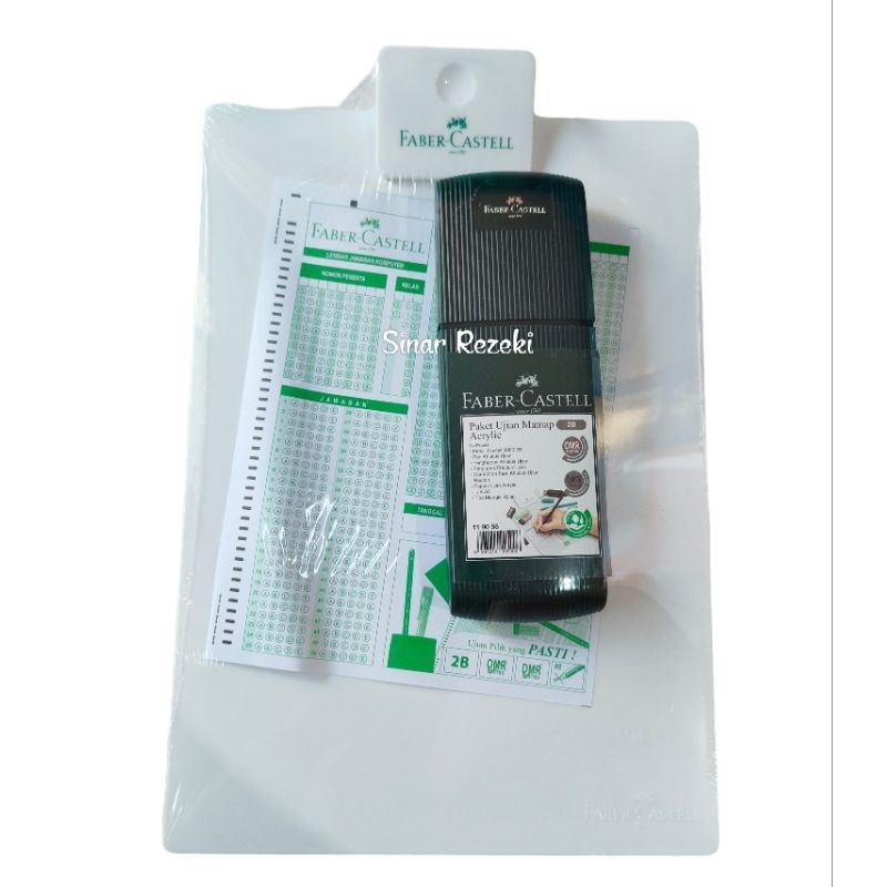 

1 set!! papan ujian faber castell/paket ujian mantap faber-castell/paket ujian mantap acrylic
