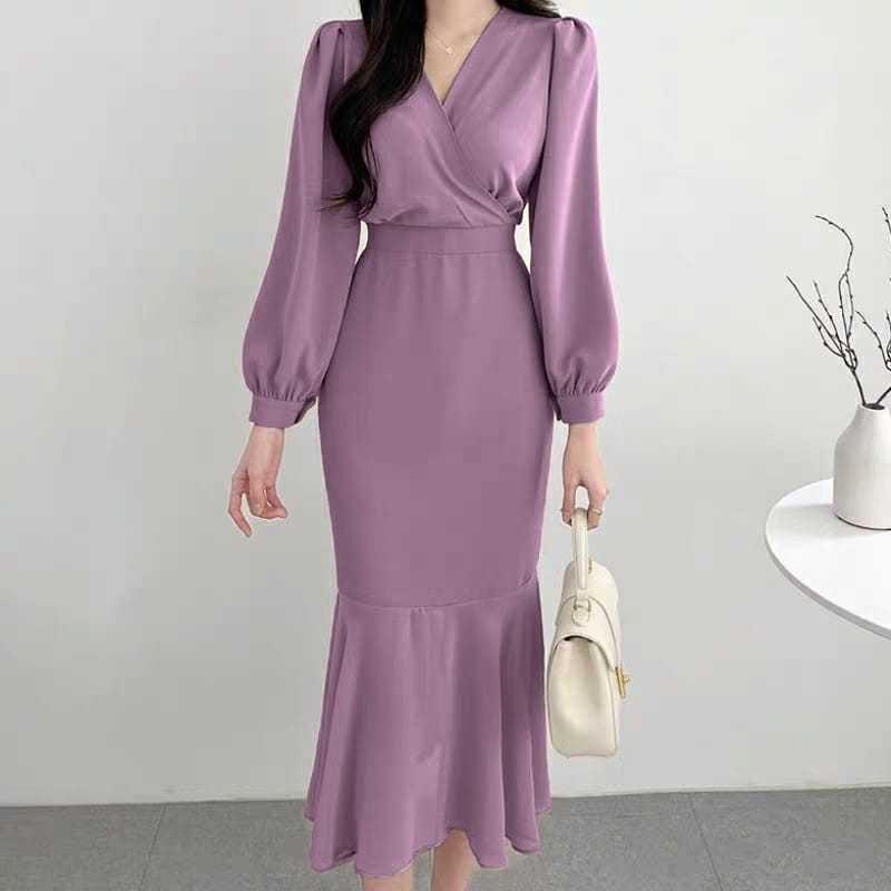 Baju Dris Perempuan Bajju Gereja 2025 Kristen Dipakai Ke Wedding Gereja Dress Wanita Bju Kondangan P