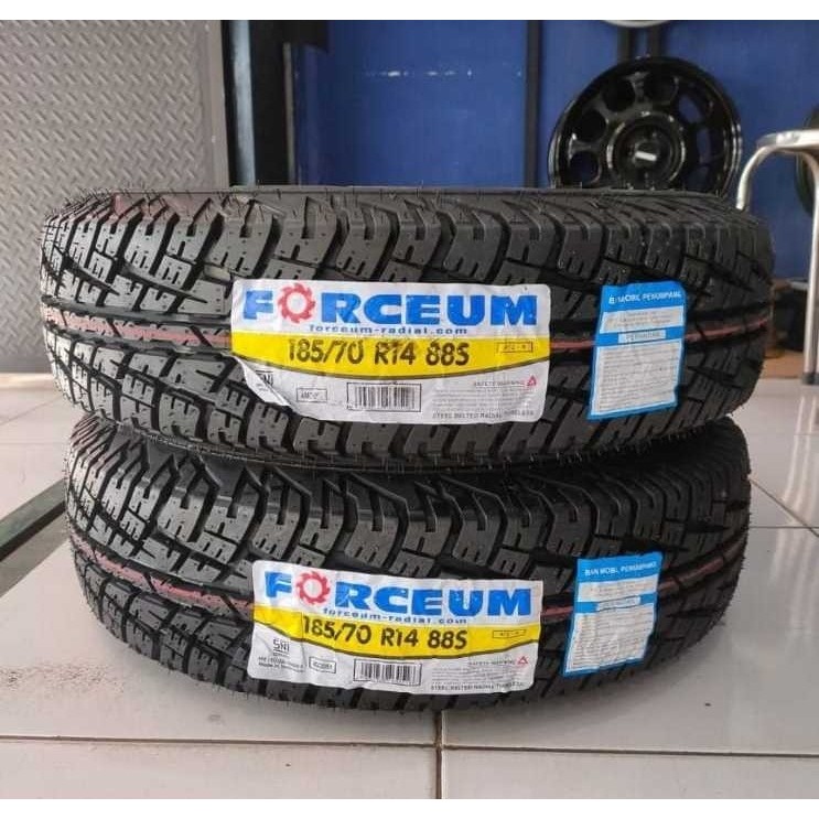 ban mobil ring 14 ukuran 185/70/r14 merk Forceum ban mobil A/T tubeless Agya,ayla,ignis,brio,calya,s