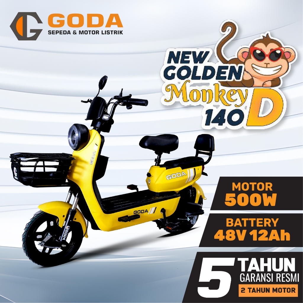 GODA 140D Golden Monkey Sepeda Listrik