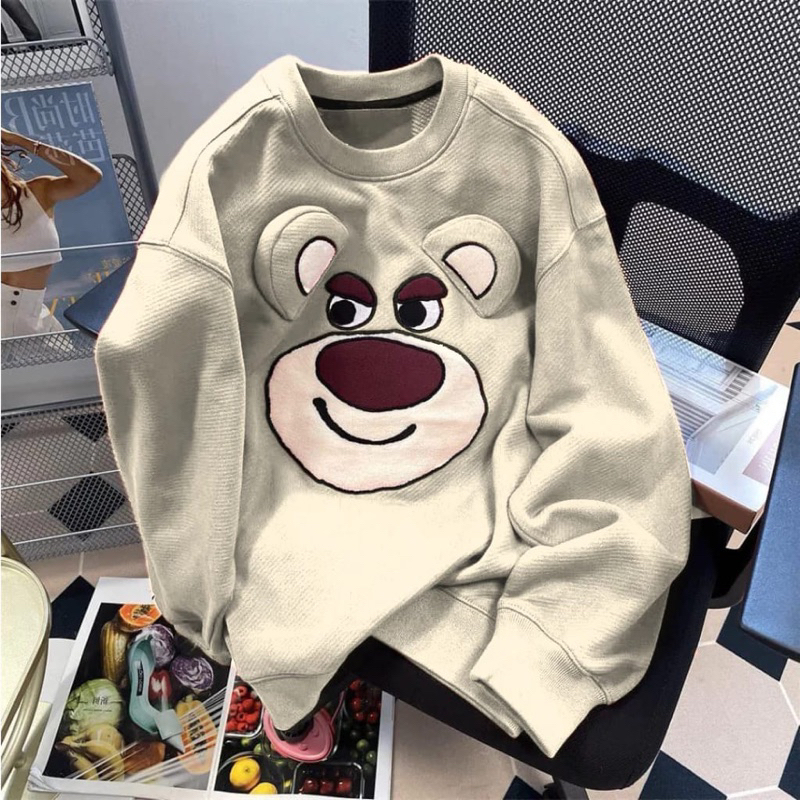 LOTSO EAR SWEATER WANITA OVERSIZE - SWEATSHIRT SWEATER WANITA