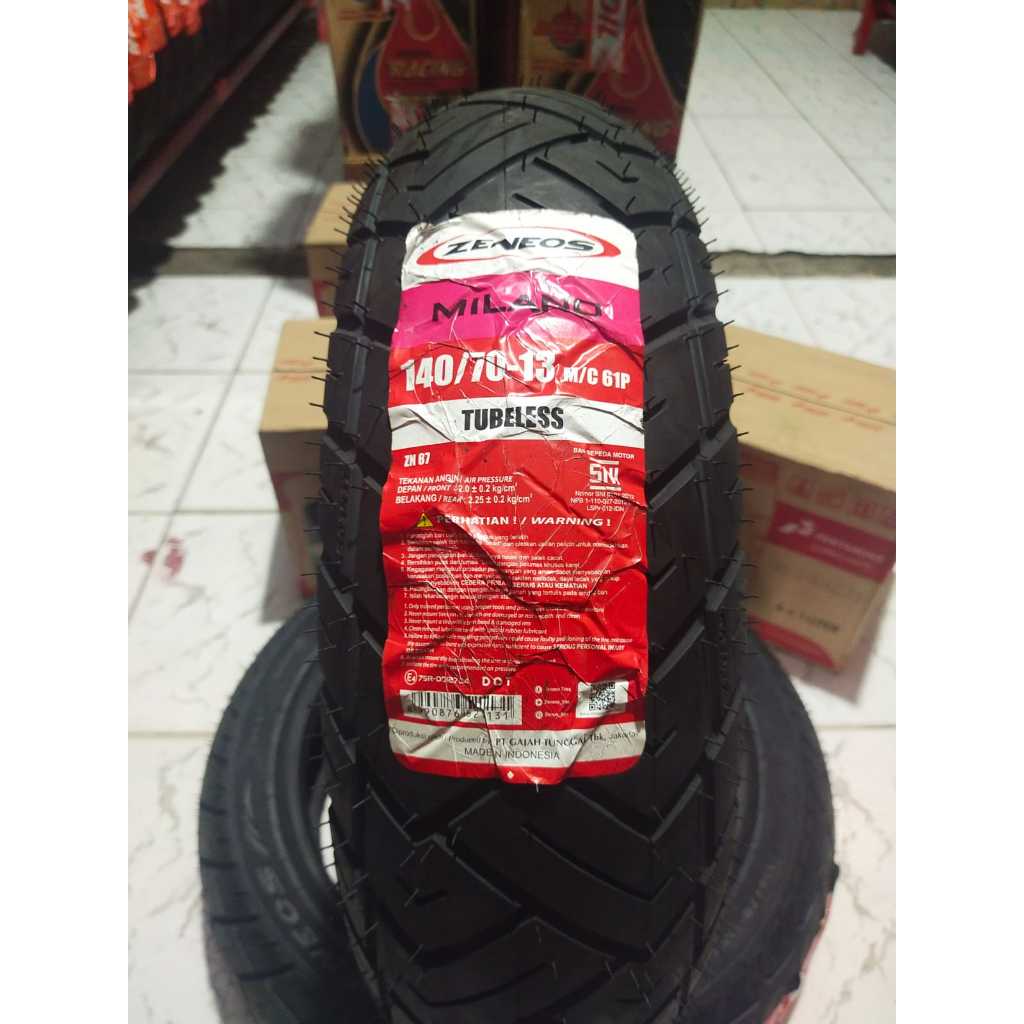 BAN ZENEOS MILANO 140/70-13 TUBELESS