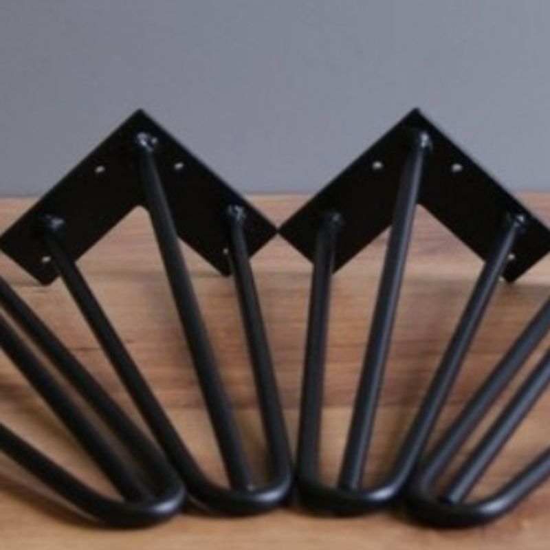 Hairpin legs kaki meja besi behel 10mm