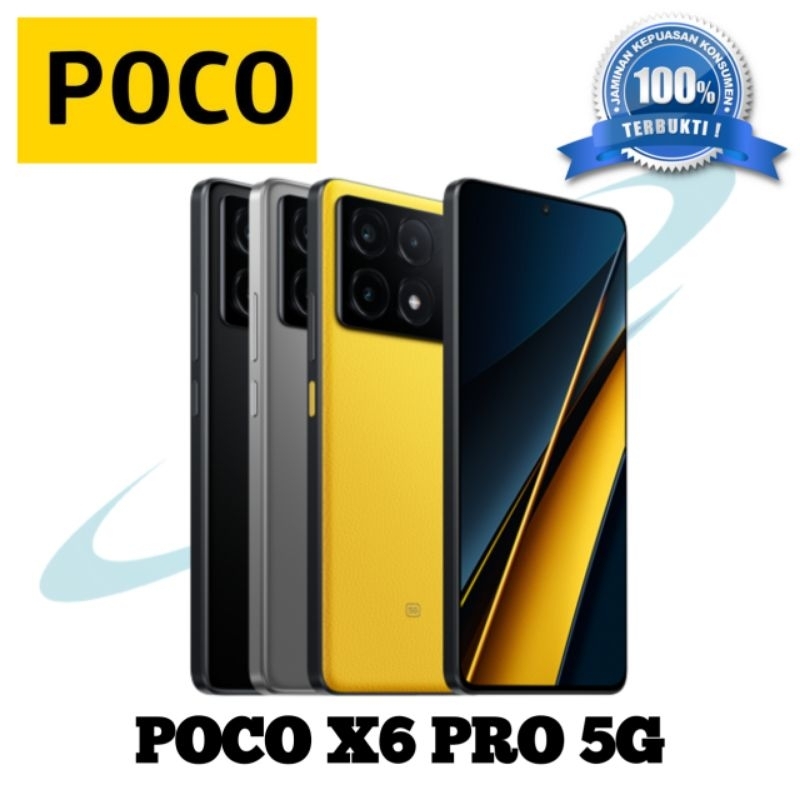 Xiaomi Poco X6 | X6 Pro 5G 12/256GB + 12/512GB | NFC | D8300-ultra | 5000mAh | 67W | Garansi Resmi ✅