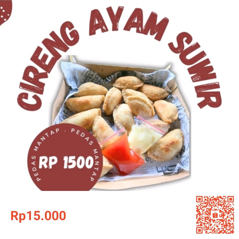 

Cireng ayam suwir isi 10pcs