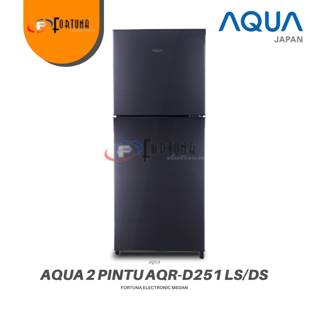 KULKAS AQUA 2 PINTU AQRD251DS LS / AQR-D251DS LS MEDAN