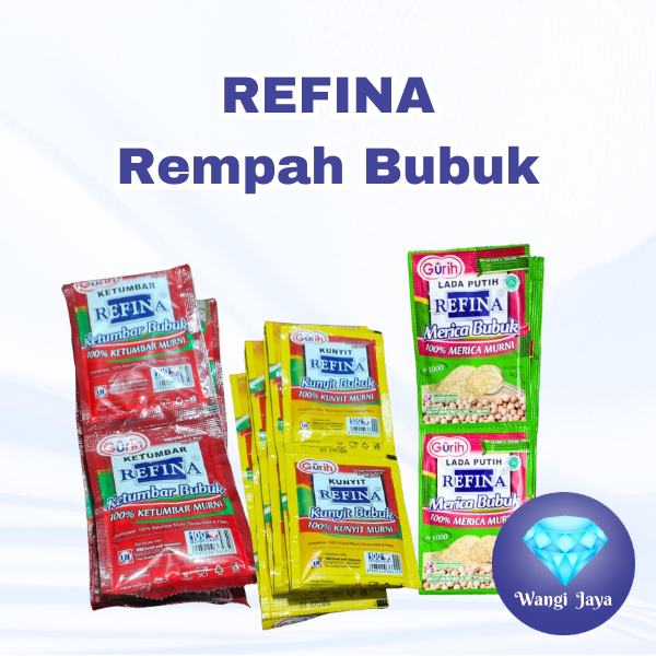 

Refina Ketumbar - Kunyit - Lada bubuk (1 RENCENG)