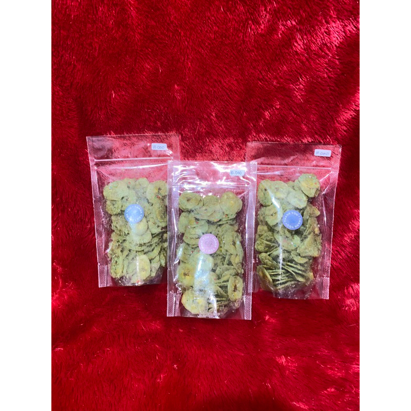 

Keripik pisang greentea