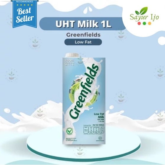 

Greenfields Susu UHT Low Fat 1 Liter Fresh Milk Rendah Lemak Segar