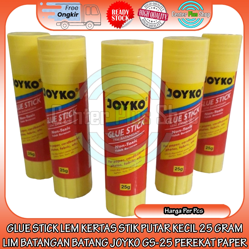 

Lem Kertas Foto Materai Karton Kain Glue Stick 25gr Joyko Gs-25 Stik Putar Putih Kecil 25 Gram Lim Batangan Batang Perekat Paper Elem Serbaguna Non Toxic Alat Perlengkapan Sekolah Kantor Lekat Perekat Rekatkan Kuat