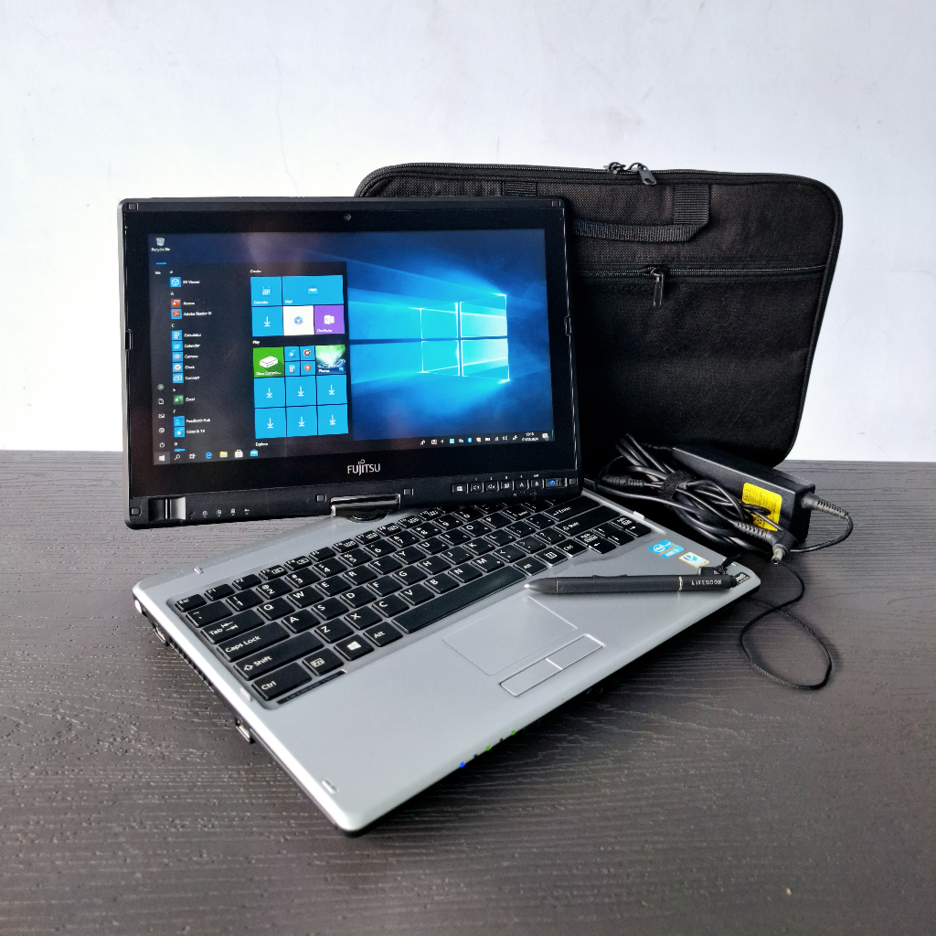 Fujitsu Lifebook T732 Touchscreen Core i5 RAM 8GB Tablet Laptop 2in1 Desain Grafis Second Bekas Mura