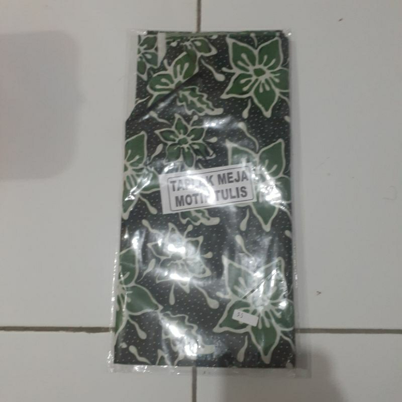 Taplak meja batik motif tulis