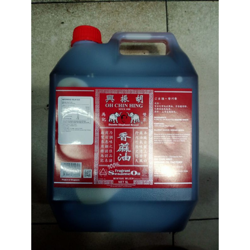 

Minyak Wijen Oh ching Hing Sesame oil 5liter