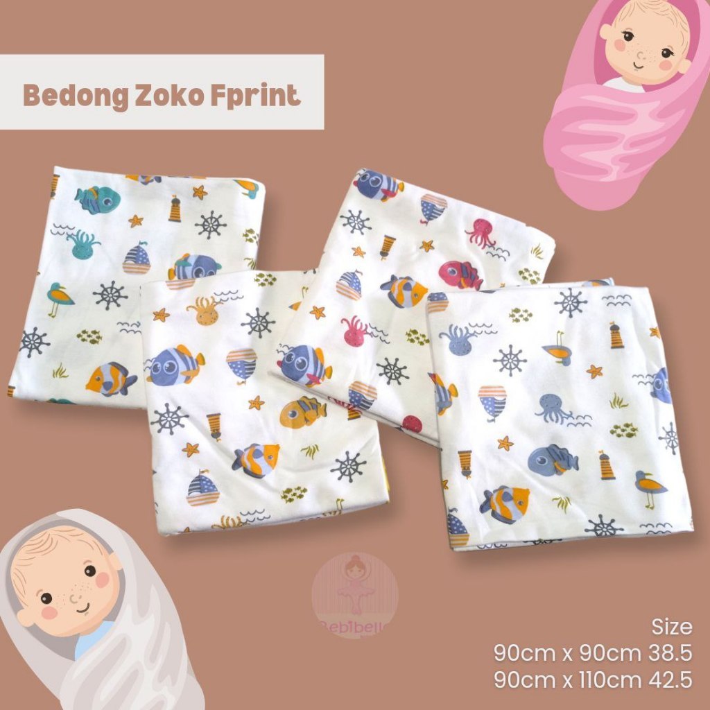 [BEBIBELLE] BEDONG ZOKO FPRINT/Uk 90cmx90cm/ Uk 90cmx110cm