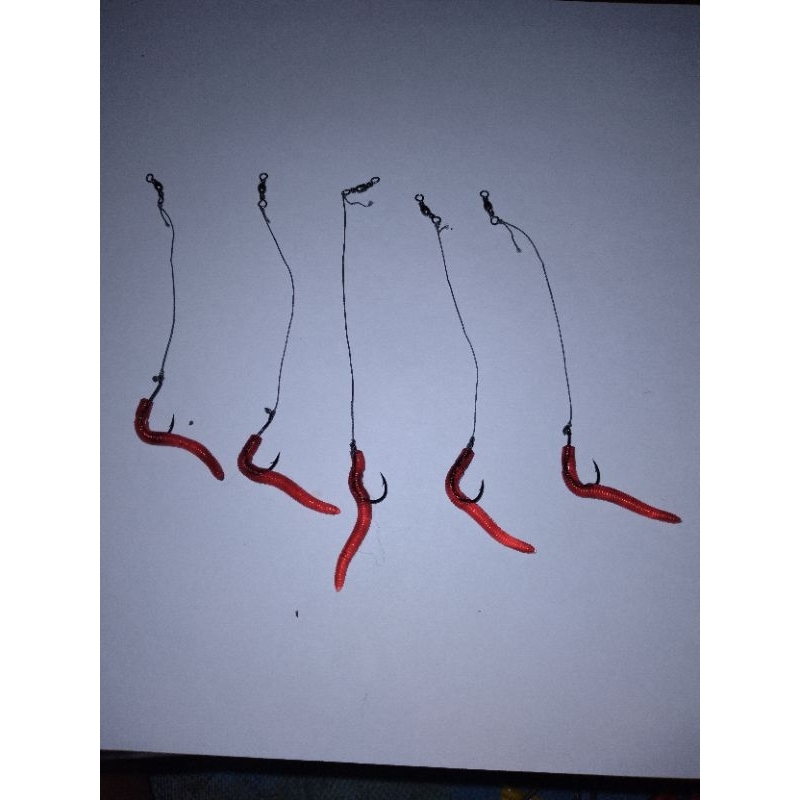 cacing tiruan umpan nila mujaer umpan ikan mas lele dll