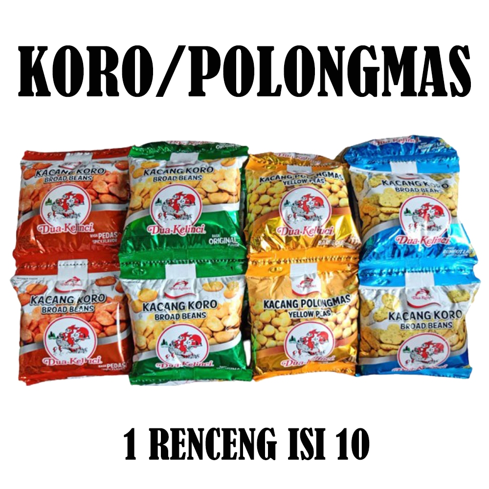 

KORO / POLONGMAS DUA KELINCI RENCENG ISI 10