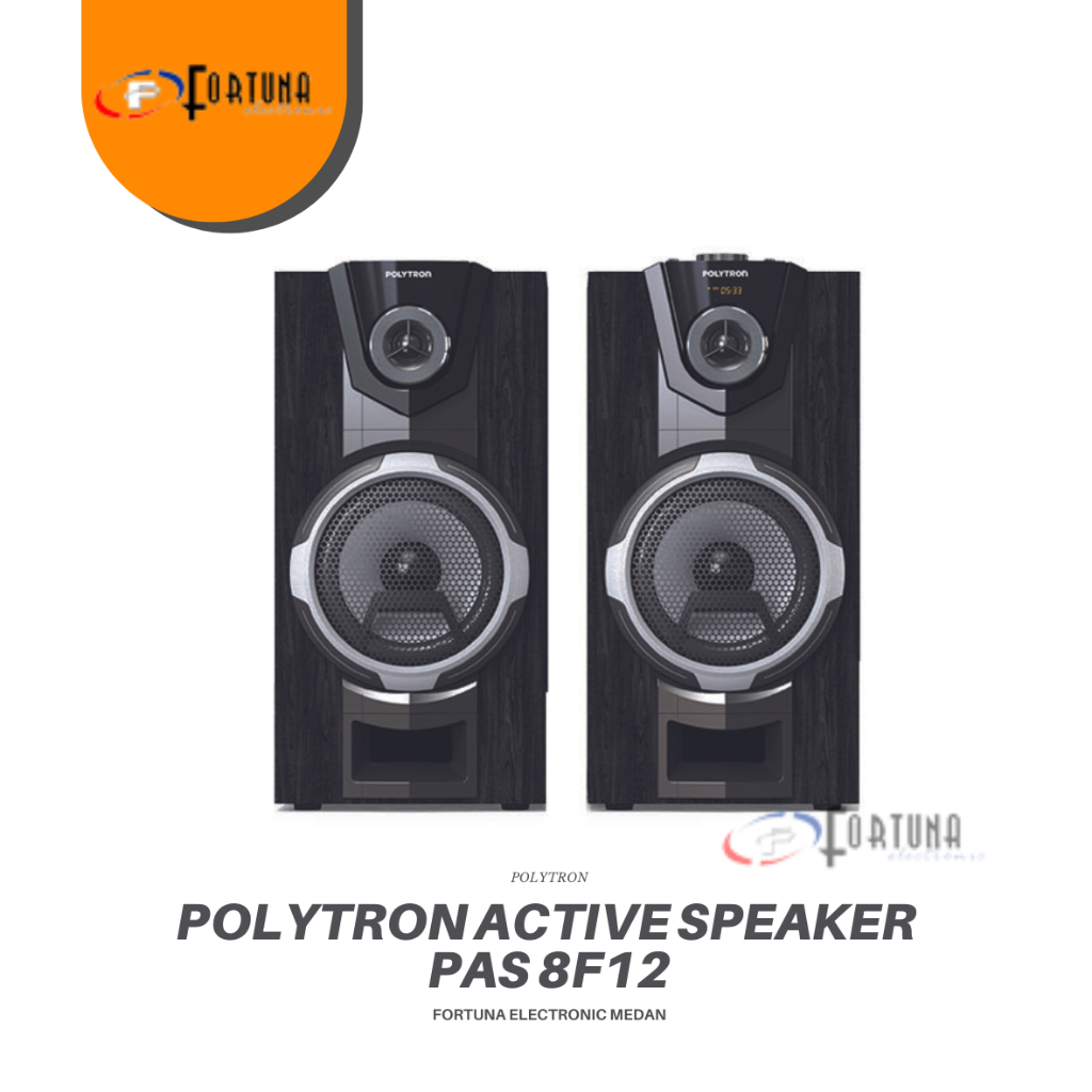 SPEAKER AKTIF POLYTRON PAS 8F12 MEDAN BISA GOSEND GARANSI RESMI