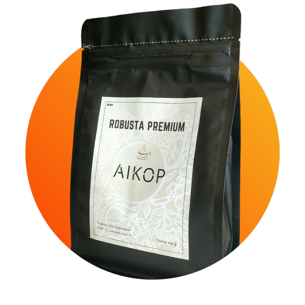 

AIKOP Kopi Biji Bubuk Robusta Premium 250 Gram