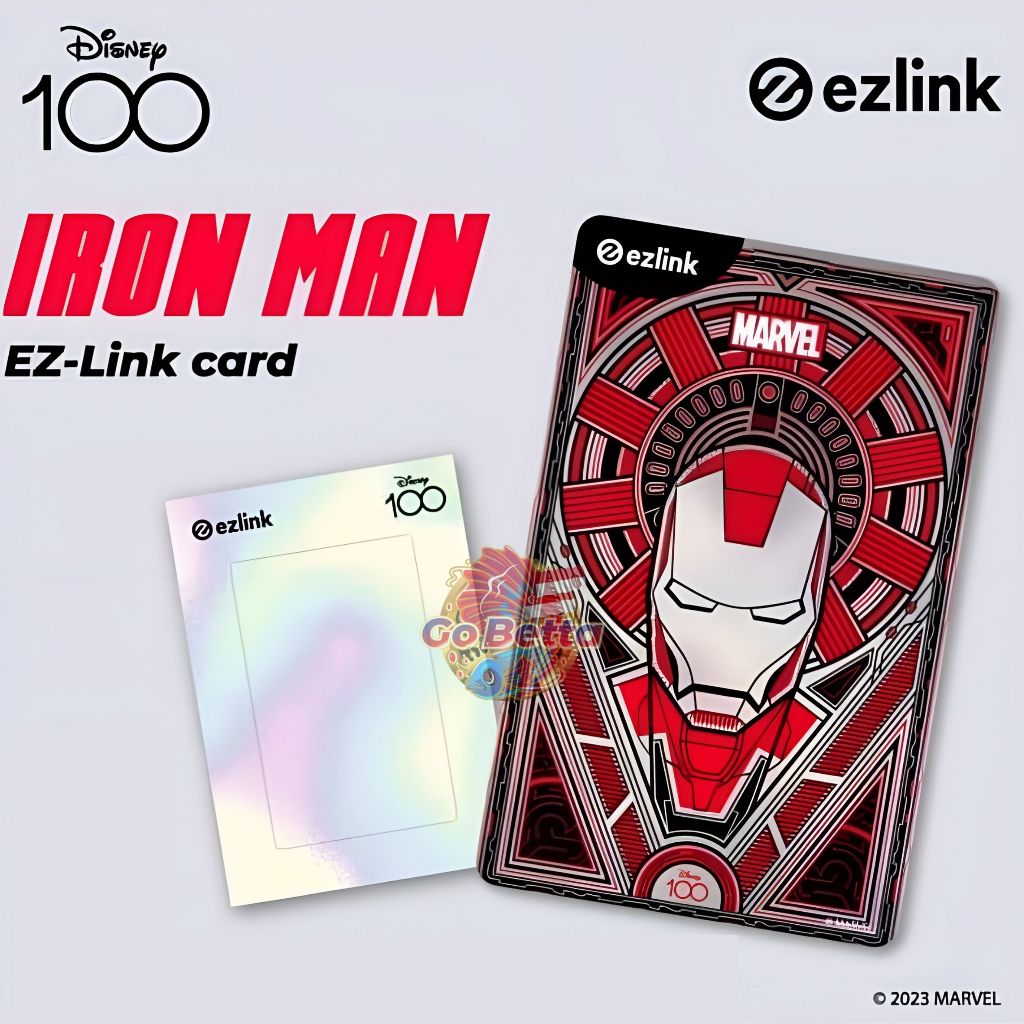 🇮🇩 Marvel Ironman Ezlink Card CELEBRATE DISNEY 100 YEARS EZ-LINK Singapore MRT / Bus Card Kartu MRT 