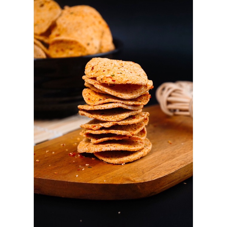 

KODE K38P Basreng Crispy Nikmatnya Pedas 25gr