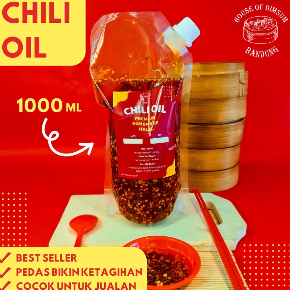 

KODE E84J Chili Oil Minyak Cabai 1ml