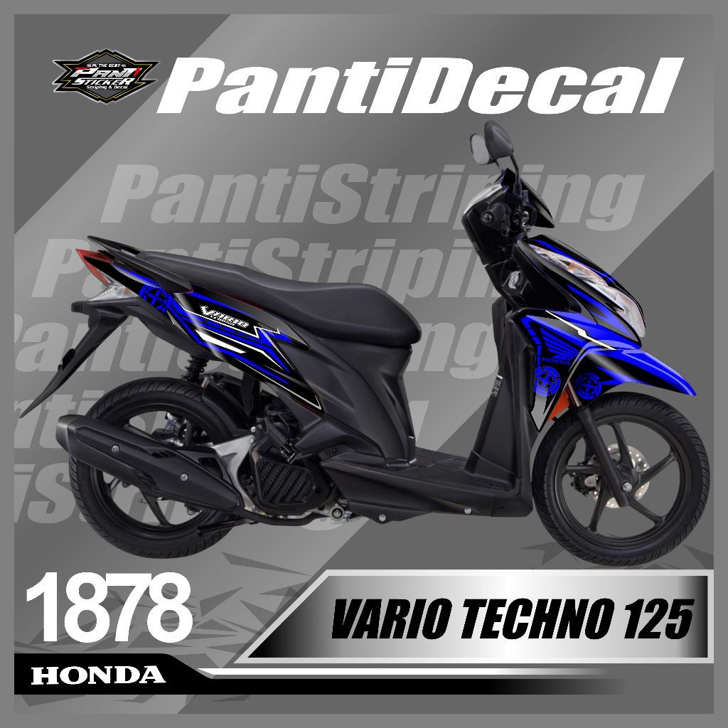 Sticker Decal FullBody Vario Techno 125 Old Variasi Desain Minimalis- sticker motor vario techno 125