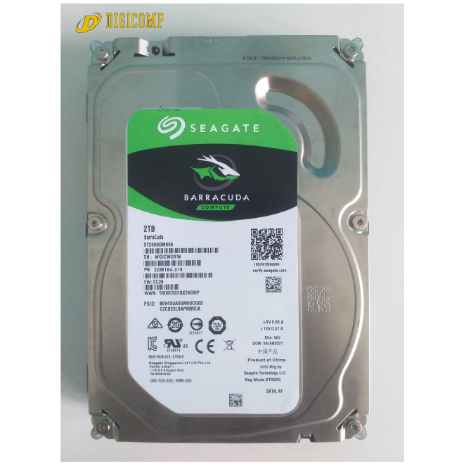Seagate Barracuda HDD SATA Internal 2 TB