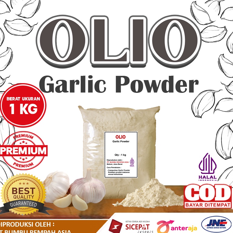 

KODE L62U Garlic Powder Bawang Putih Bubuk 1kg