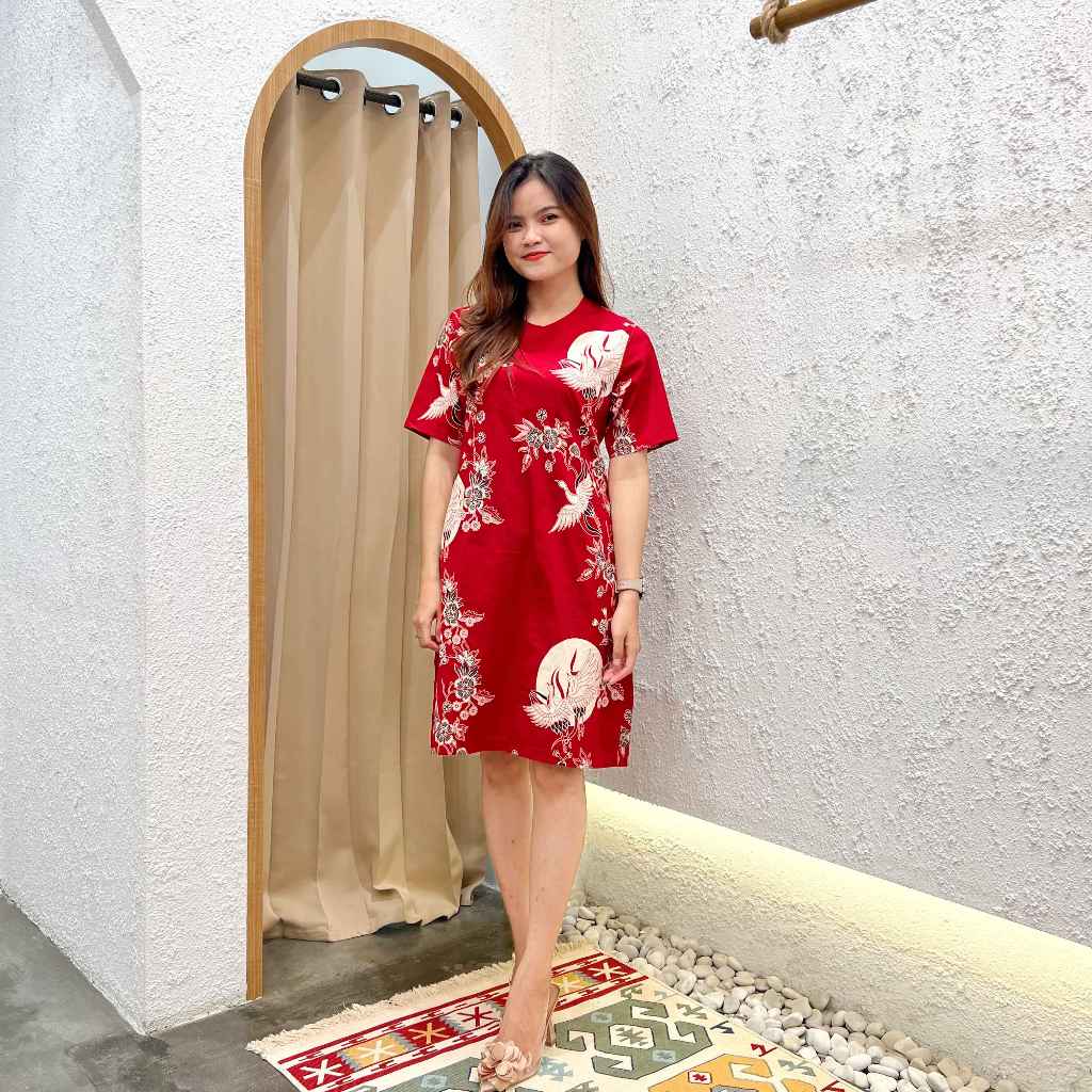 Lausboutique-Batik Couple CNY-Dress Batik-Kemeja Batik