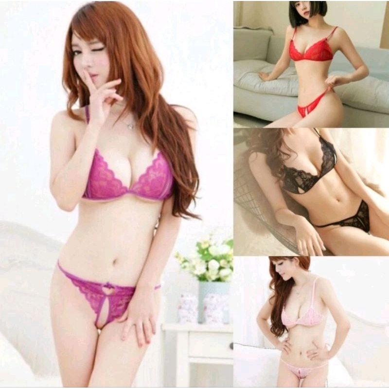 LINGERIE SET - GSTRING  SET BRA - LINGERIE SEKSI