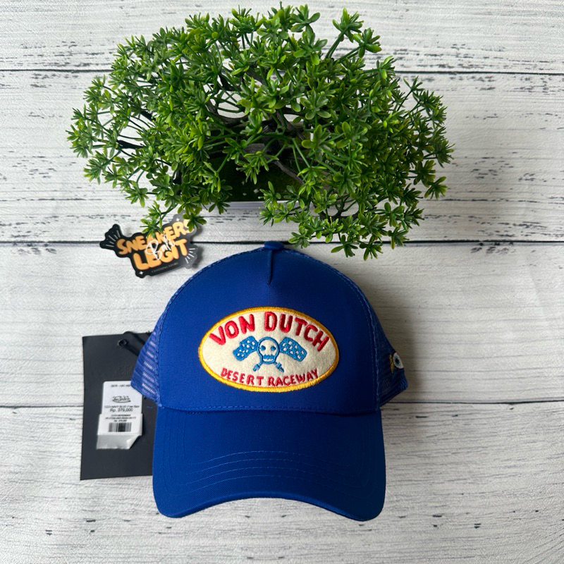 VONDUTCH topi trucker biru NEW ORIGINAL 100%