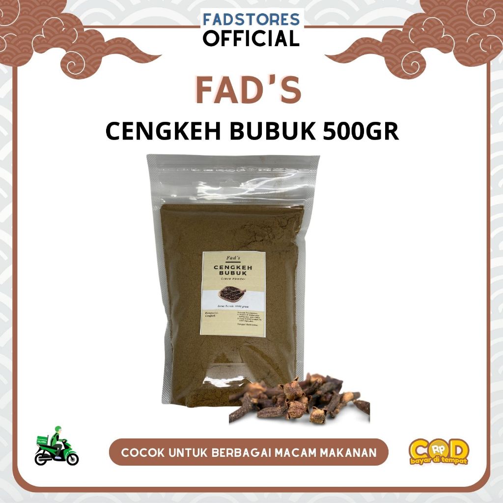 

Cengkeh Bubuk 500gr - Cloves Powder 500gr - Fad's Rempah Bubuk