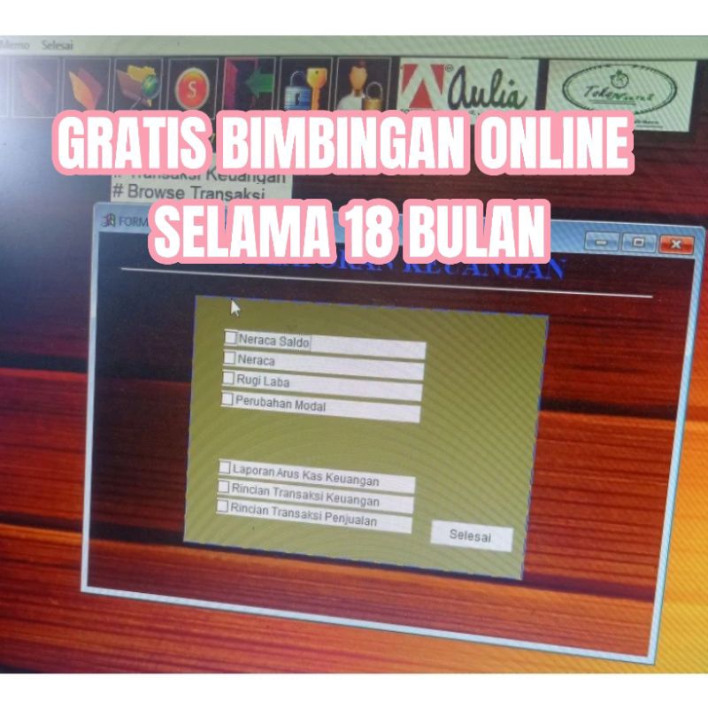 AULIA SOFWARE | PROGRAM KASIR APLIKASI KEUANGAN TOKO, MINIMARKET, WARUNG,APOTIK DLL