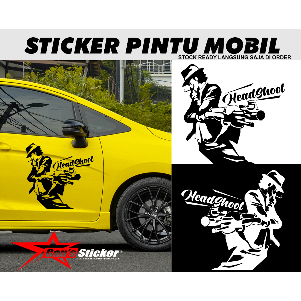 STICKER PINTU MOBIL STICKER ANIME STICKER MOBIL KEREN AKSESORIES MOBIL