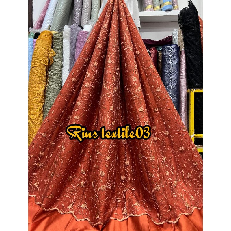 promo kain Tile Pinggiran Mutiara Gliter / Tile mutiara / harga per 0,5 meter