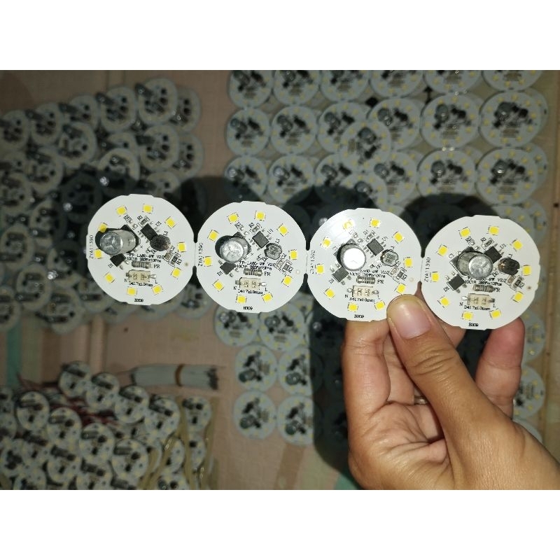 PCB LED 9 watt, murah berkualitas, sangat terang cocok untuk reparasi lampu