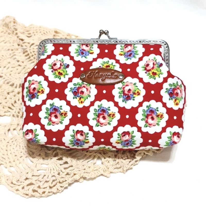 Dompet Kosmetik Flowery/Dompet Behel/Dompet Behel Kosmetik