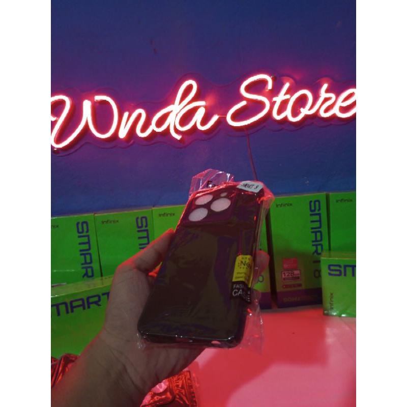 Infinix Smart 8 3+3/64GB & 4+4/128GB Case polos/Silicon