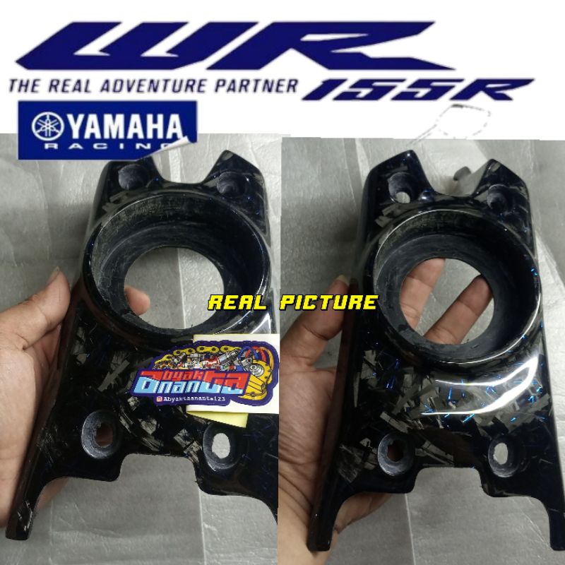 COVER TANGKI WR 155 CARBON FORGED BLUE