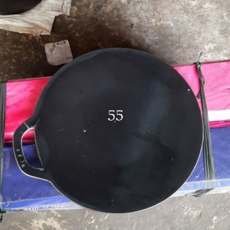 Gratis Ongkir - Wajan Martabak Telor 50cm Jumbo Besi Baja Anti lengket